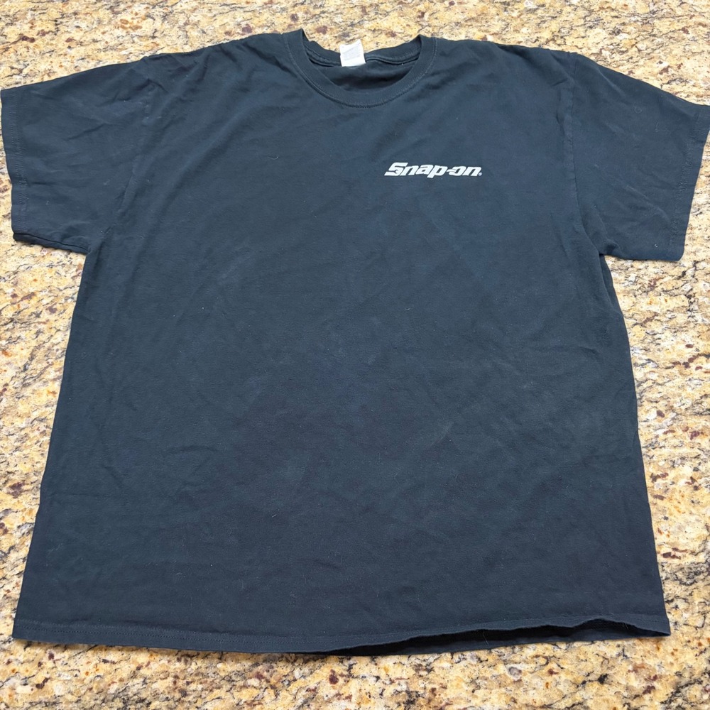 Snap-on Tools Vintage Steel Series Shirt Mens XL Black Muscle Car Graphic Tee